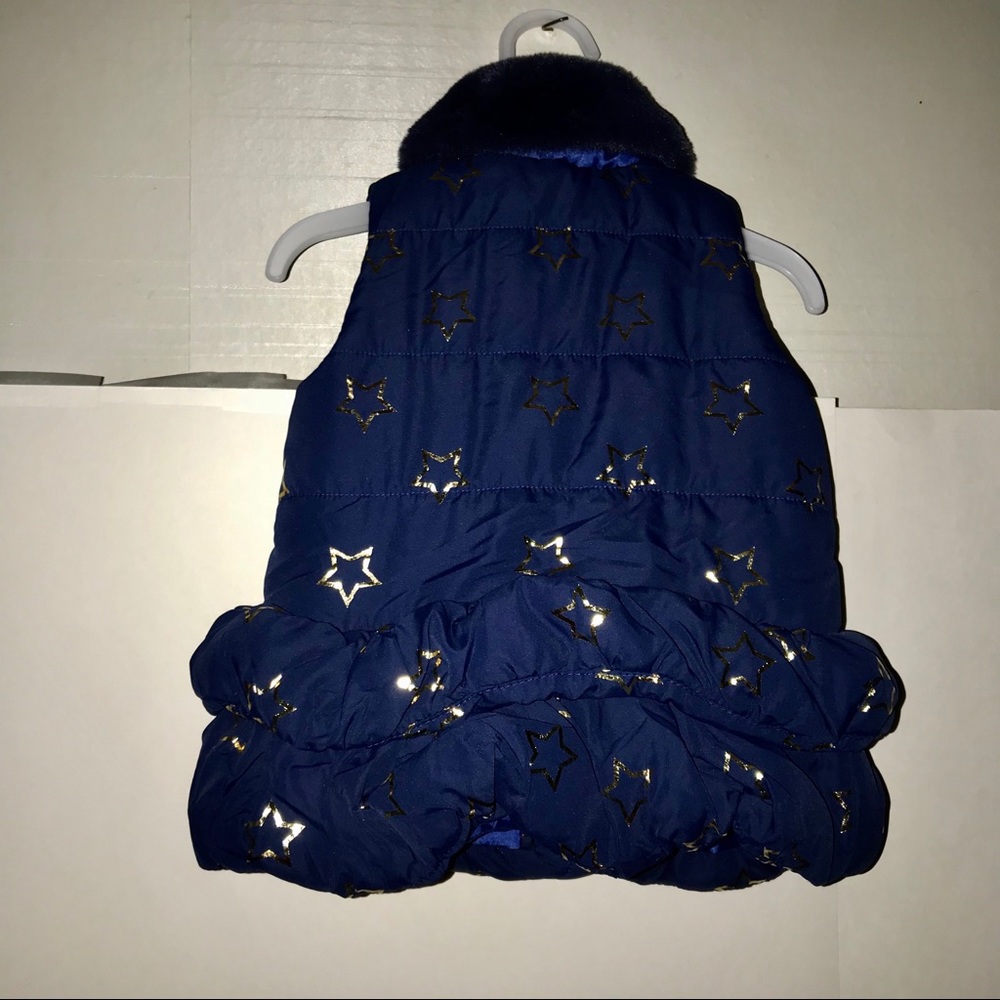 New Tommy Hilfiger Baby Vest 24M Faux Fur Collar - Picture 4 of 8